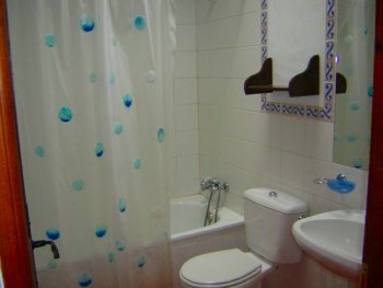 Este es el baño del dormitorio principal
