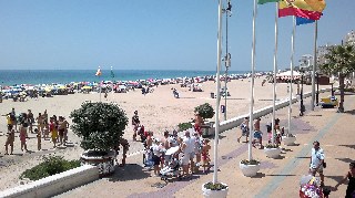Apartamento en el centro, 8 plazas, aire acondicionado, al lado de la playa, con garaje