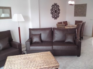 Living room with two comfortable sofas