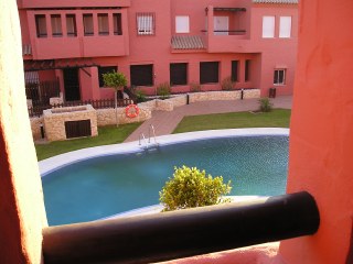 Vista de la piscina