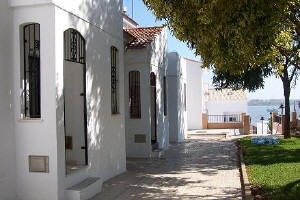 vista de la playa desde la casa