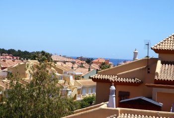 Vista del mar desde el solarium