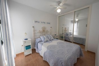 Dormitorio 1º Apartamento en Atlanterra playa 