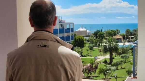 Vistas al mar y al recinto desde terraza