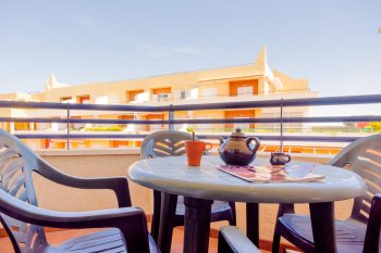terraza privada Apartamentos Sanlúcar & Doñana 