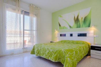 dormitorio Apartamentos Sanlúcar & Doñana 