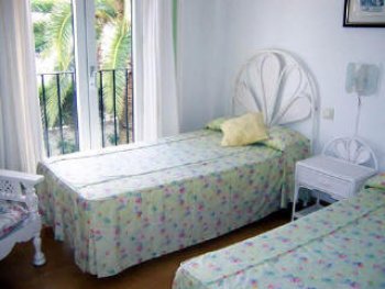 dormitorio verde