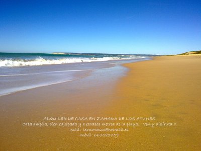 ALQUILER DE CASA EN LA PLAYA DE ZAHARA 