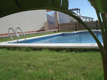 vista de la piscina