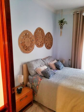 Dormitorio de la casa vacaciones Sanlcar