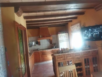 Cocina alquiler de chalet con piscina en Chiclana