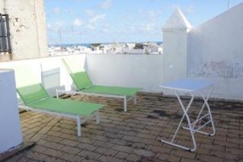 Vista de la terraza del tico