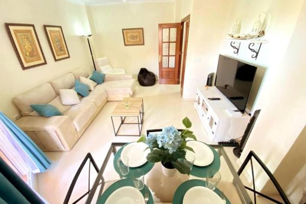 apartamento camaleon Chipiona comedor