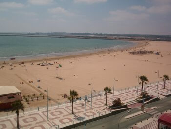 VISTA DESDE TERRAZA DE PLAYA VALDELAGRANA