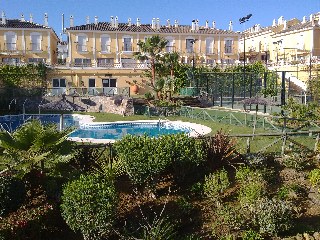 Vista de la Urbanizacion desde la habitacion de la casa 