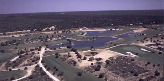 vista general del campo de golf